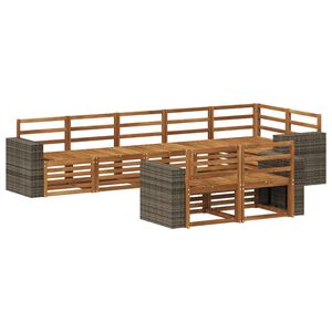 vidaXL Juegos de sof&aacute;s Madera de Acacia S&oacute;lida