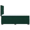 vidaXL Cama box spring con colch&oacute;n terciopelo verde oscuro 90x190 cm