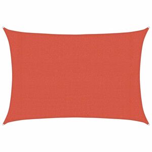 vidaXL Toldo de vela terracota HDPE 160 g/m&sup2; 3x4 m