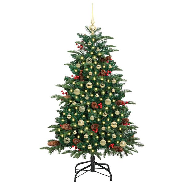 vidaXL &Aacute;rbol de Navidad artificial Verde 150 cm PVC, Metal y Pl&aacute;stico