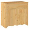 vidaXL Aparador Drammen Roble 79 x 43 x 75.5 cm Madera maciza de Pino