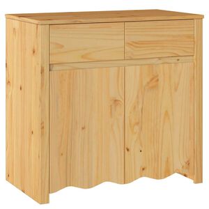 vidaXL Aparador Drammen Roble 79 x 43 x 75.5 cm Madera maciza de Pino