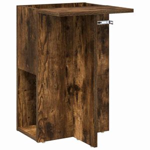 vidaXL Mesa Auxiliar Roble ahumado 35 x 40 x 55 cm