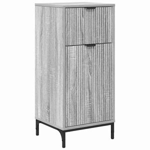 vidaXL Gabinete de Ba&ntilde;o con caj&oacute;n Gris Sonoma 39,5 x 36 x 88 cm