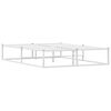 vidaXL Estructura cama sin colch&oacute;n metal blanco 140x200 cm