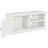 vidaXL Mueble para TV de madera blanco 90x30x40 cm