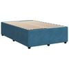 vidaXL Cama box spring con colch&oacute;n terciopelo azul 120x190 cm