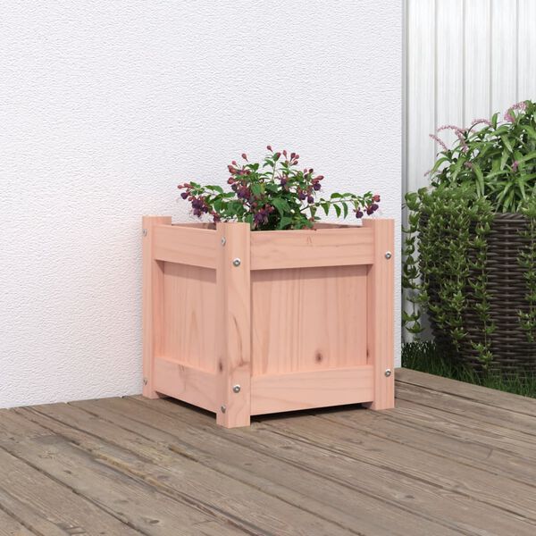 vidaXL Jardinera madera maciza de abeto Douglas 31x31x31 cm