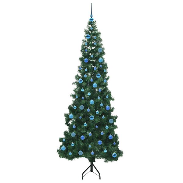 vidaXL &Aacute;rbol de Navidad Artificial de Esquina Verde 240 cm PVC y Metal