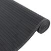 vidaXL Alfombra rectangular bamb&uacute; negro 80x300 cm
