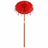 vidaXL Parasol Balinés Rojo 95 x 95 x 260 cm Algodón