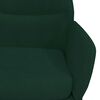 vidaXL Silla de relajaci&oacute;n de terciopelo verde oscuro