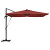vidaXL Parasol Roma Rojo 286 x 284 x 270 cm Aluminio y poli&eacute;ster
