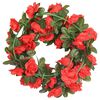 vidaXL Guirnaldas de flores 6 uds rojo 240 cm