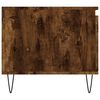 vidaXL Mesa de centro madera contrachapada roble ahumado 100x50x45 cm
