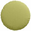 vidaXL Cojines para asiento 2 pcs Verde claro &Oslash;30 x 13 cm tela