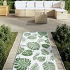 vidaXL Alfombra de exterior PP ARAKIL verde 80x250 cm