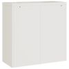 vidaXL Armario archivador acero blanco 90x40x130 cm