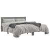 vidaXL Estructura cama madera ingenier&iacute;a metal gris Sonoma 150x200 cm