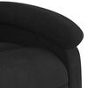 vidaXL Sill&oacute;n reclinable de masaje elevable terciopelo negro
