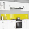 vidaXL Salpicadero de cocina 2 pcs Amarillo 120 x 40 cm