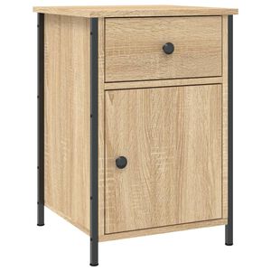 vidaXL Mesita de noche madera contrachapada roble sonoma 40x42x60 cm