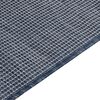 vidaXL Alfombra de exterior de tejido plano azul 80x250 cm