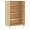 vidaXL Aparador alto madera de ingenier&iacute;a roble Sonoma 57x35x90 cm