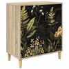 vidaXL Cajonera RHENEN Estampado de selva tropical 66 x 36,5 x 75 cm