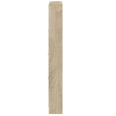 vidaXL Mueble zapatero madera contrachapada color roble 59x17x150 cm