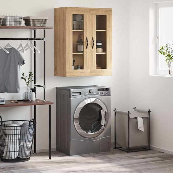 vidaXL Armario de pared madera ingenier&iacute;a roble Sonoma 69,5x34x90 cm