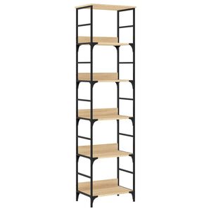 vidaXL Estanter&iacute;a roble Sonoma 50x33x188,5 cm madera de ingenier&iacute;a