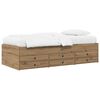 vidaXL Estructura de cama con almacenamiento Roble artisan 80 x 200 cm
