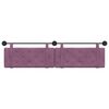 vidaXL Cabecera Colgante Morado 210 x 55 x 5 cm Terciopelo