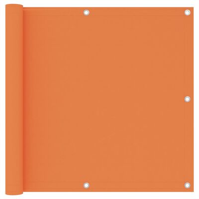 vidaXL Toldo para balcón tela oxford naranja 90x600 cm