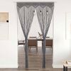 vidaXL Cortina de macramé algodón gris antracita 140x240 cm