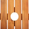 vidaXL Set comedor de jardín 3 pzas y cojines madera maciza de acacia