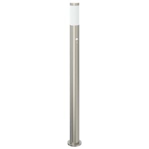 vidaXL Baliza luminosa con sensor de movimiento, 110 cm, acero inoxidable, IP44
