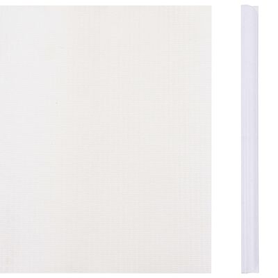 vidaXL Panel de valla de PVC blanco 70x0,19 m