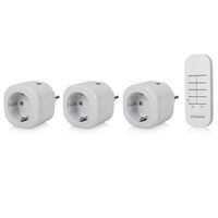 Smartwares Set de mininterruptores de interior blanco 8x5,5x5,5 cm