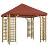 vidaXL Cenador terracota 3x3 m