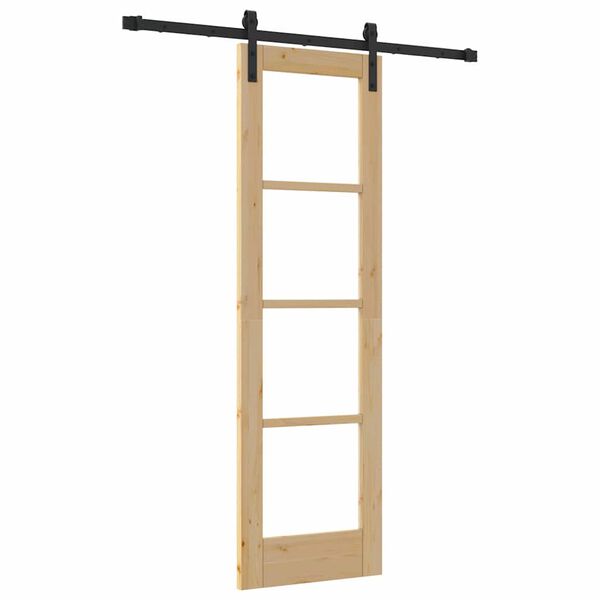 vidaXL Puerta Corredera ORKDAL Natural 61 x 198,5 cm