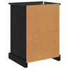 vidaXL Armario de Noche con caj&oacute;n 2 pcs Roble Negro 36 x 43 x 60 cm