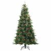 vidaXL Árbol de Navidad artificial con ramas articuladas Verde 180 cm