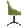 vidaXL Silla de comedor giratoria de terciopelo verde claro