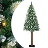 vidaXL &Aacute;rbol de Navidad Delgado con 300 LED con soporte Verde 210 cm