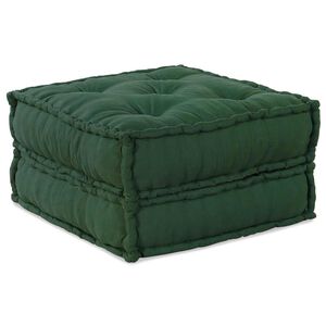 vidaXL Sof&aacute; modular de tela verde 70x70x36 cm