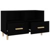 vidaXL Mueble para TV madera contrachapada negro 80x36x50 cm