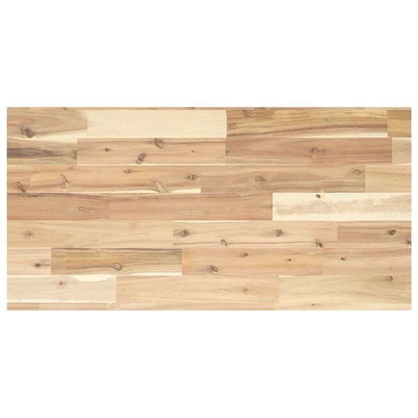 vidaXL Estante flotante madera maciza de acacia sin tratar 100x40x2 cm