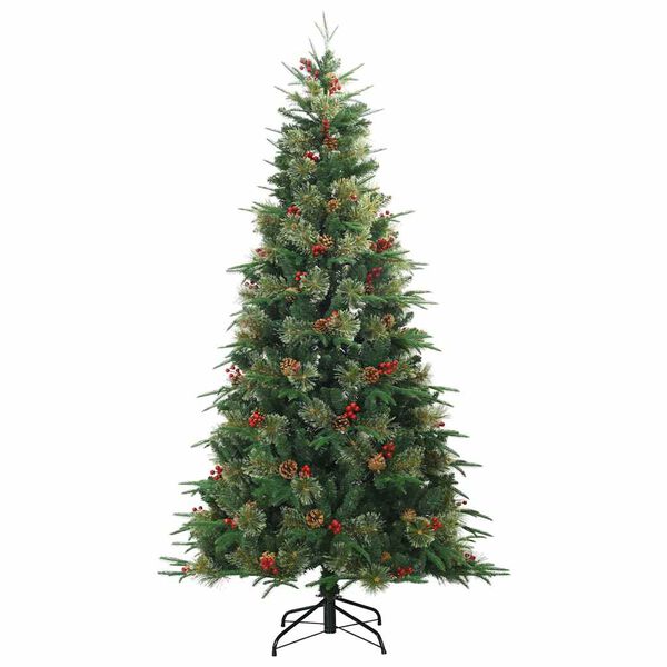 vidaXL &Aacute;rbol de Navidad artificial con ramas articuladas Verde 180 cm